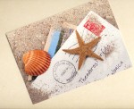   - Card postal summer style